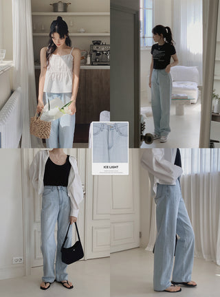 (basic/long) Summer Fit Denim Pants - 4 sizes