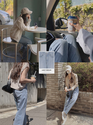 (basic/long) Summer Fit Denim Pants - 4 sizes