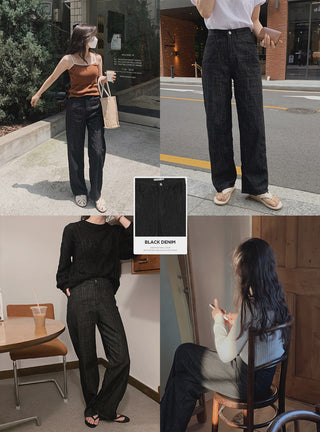(basic/long) Summer Fit Denim Pants - 4 sizes