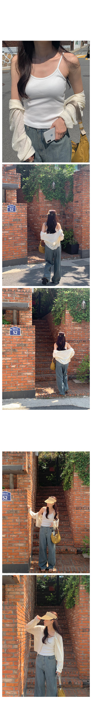 Linen Round Cardigan