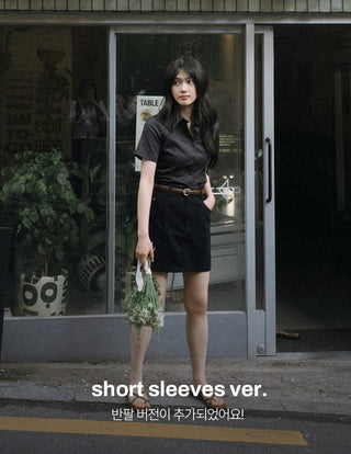 (basic/cropped) Striped shirt - 3 colors