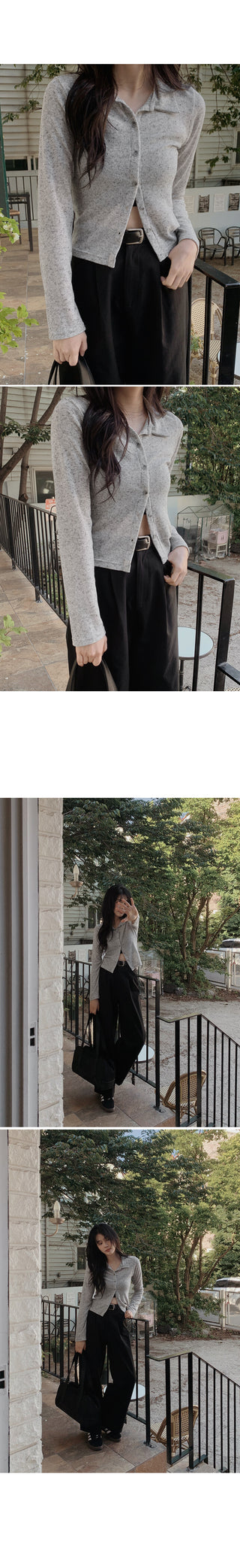 [Belt set] (basic/long) Wide pants - 4 sizes