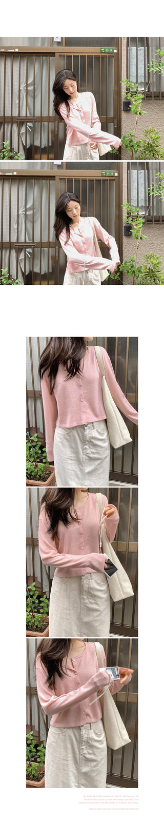 (5 colors) Sheer Summer Cardigan