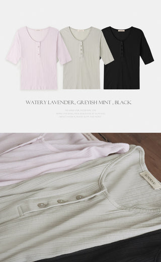 Slim Summer Rib T-Shirt - 3 Colors