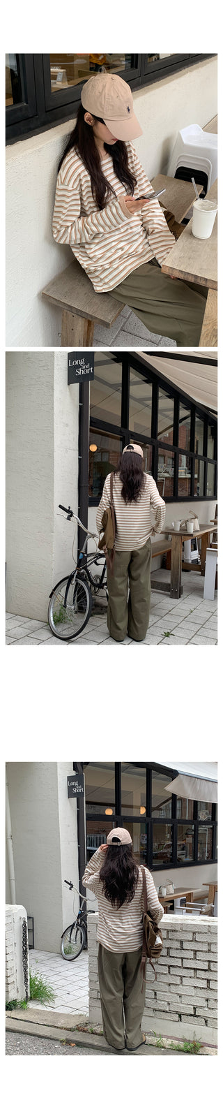 Clean cotton elastic waist pants