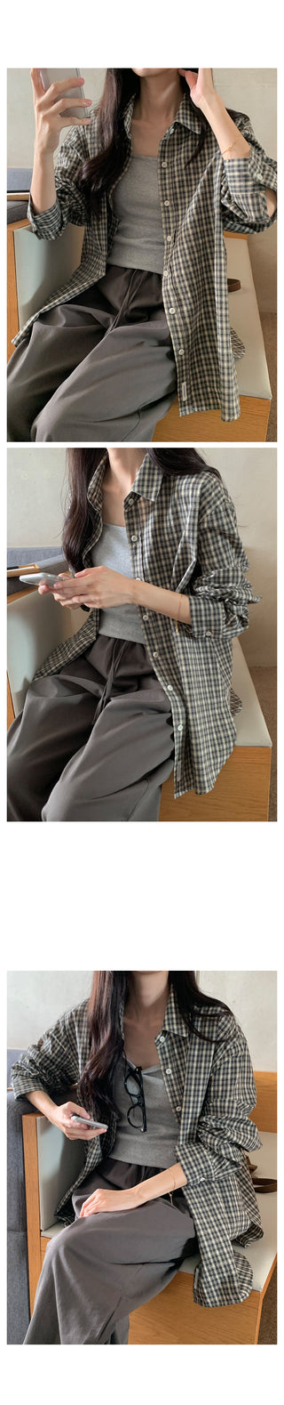 Clean cotton elastic waist pants