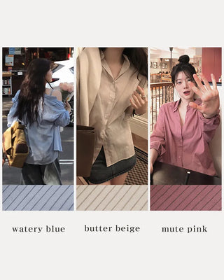 Natural Fit Striped Border Shirt