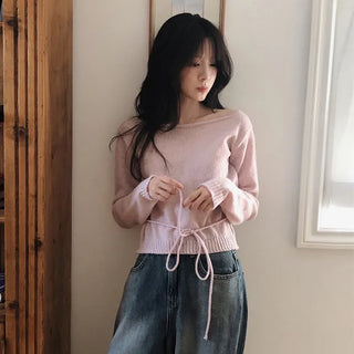 Boat neck soft knit