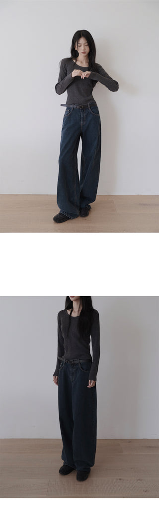 Daily Wide Denim Pants