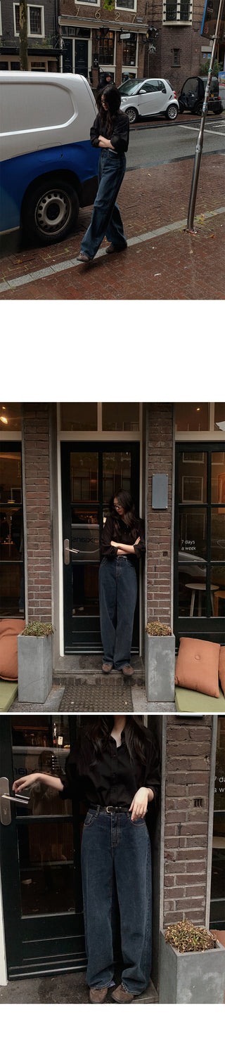 Daily Wide Denim Pants