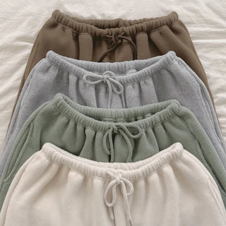 (Basic/Long) Double Fleece Jogger Pants (4 colors)