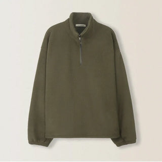 Half-zip fleece anorak