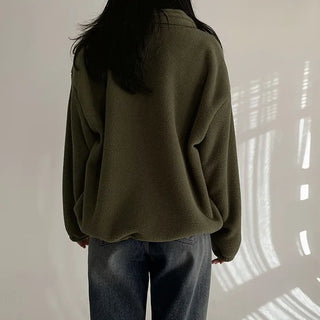 Half-zip fleece anorak