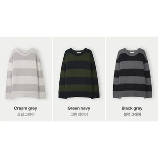 Winter striped knit