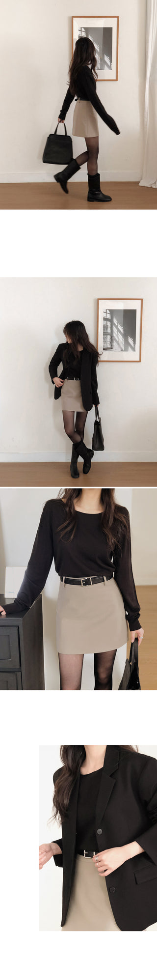 (6 colors) Chamomile Slim Knit