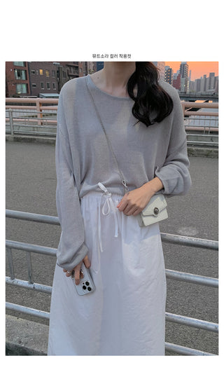 Summer cotton knit
