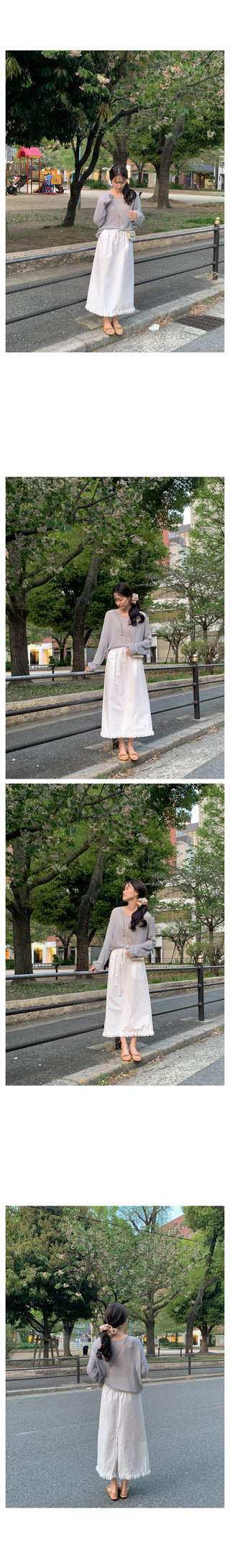 Summer cotton knit