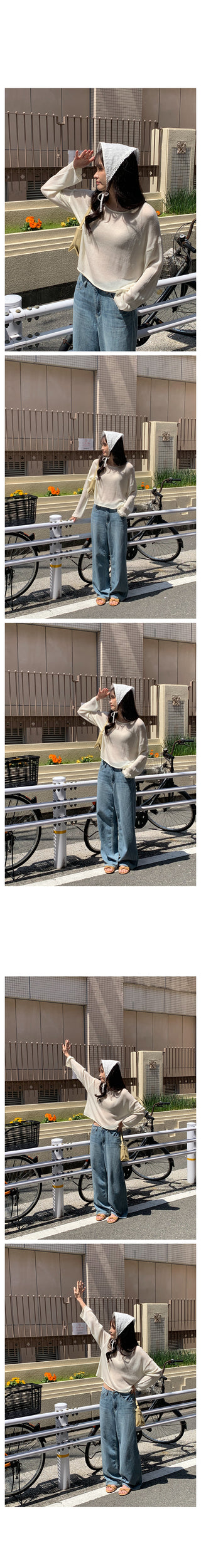 Summer cotton knit