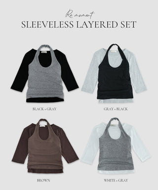Ribbed 7/8 length T-shirt