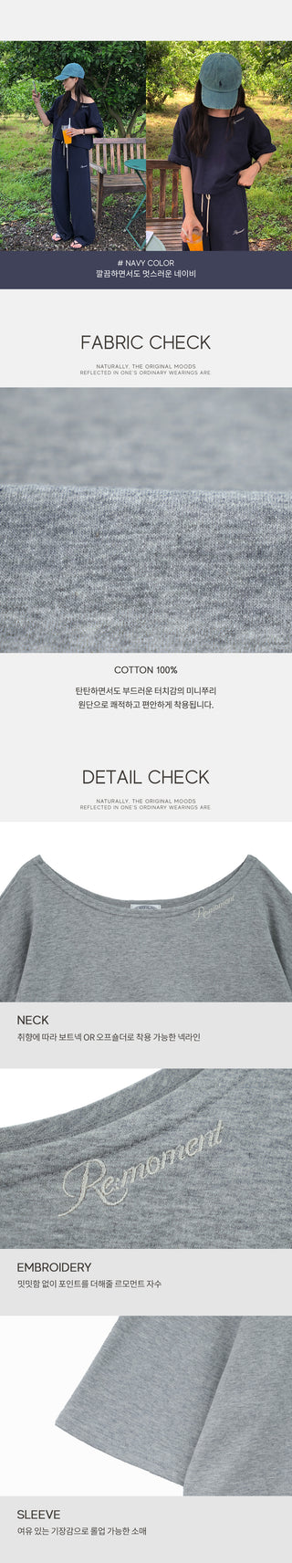 Cozy Off-Shoulder T-Shirt