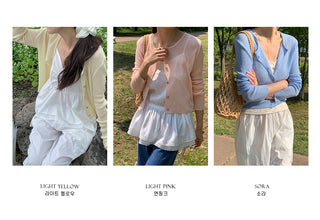 Ribbed Summer Cardigan