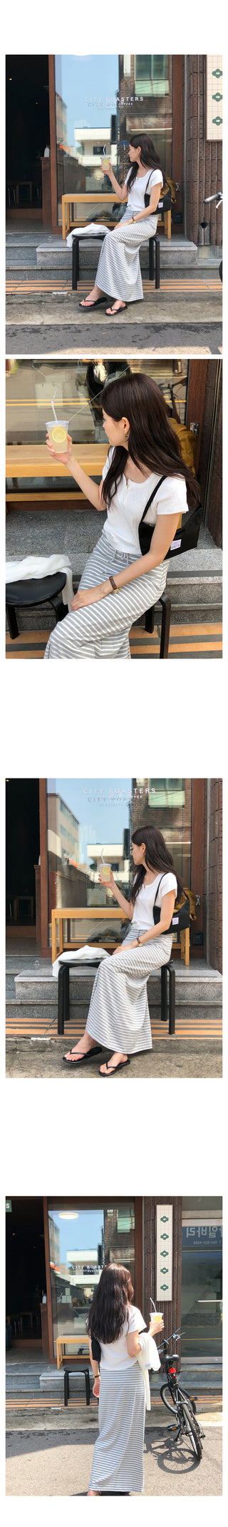 Punched Button Short-Sleeve T-Shirt