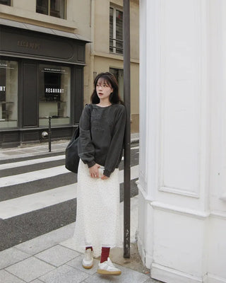 Pigment-washed sweatshirt