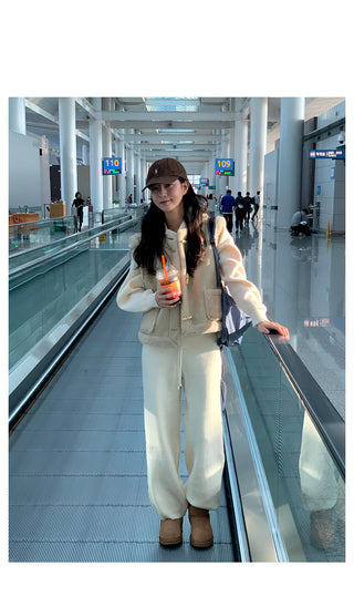 (2 colors) Sheepskin Vest