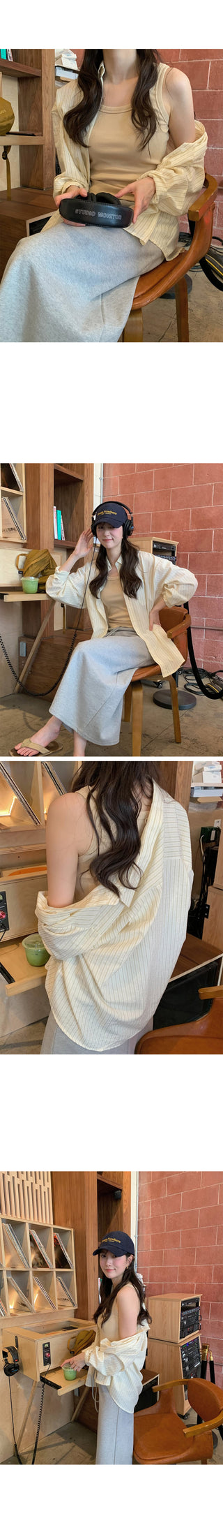 (4 colors) Layered Camisole