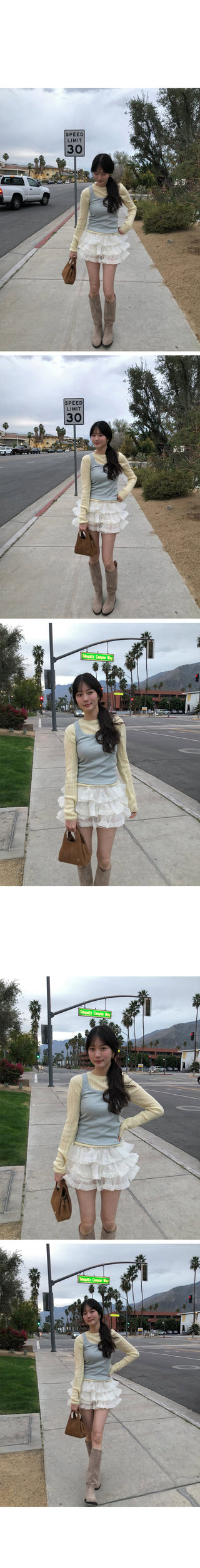 (4 colors) Layered Camisole
