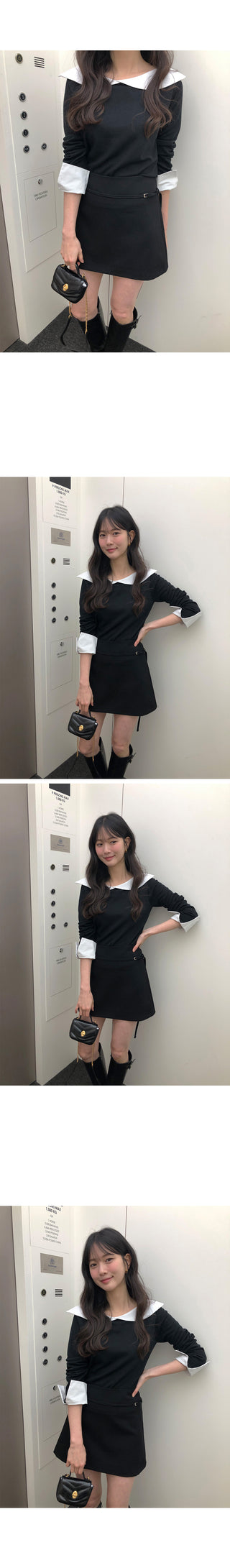 (3 colors) Color 1 Layered T-shirt