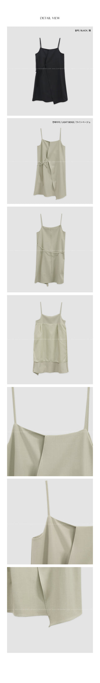 Bustier wrap dress