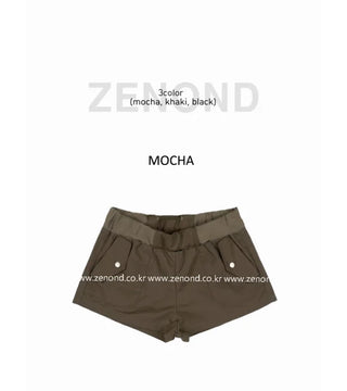 (3 colors) Cargo pocket shorts