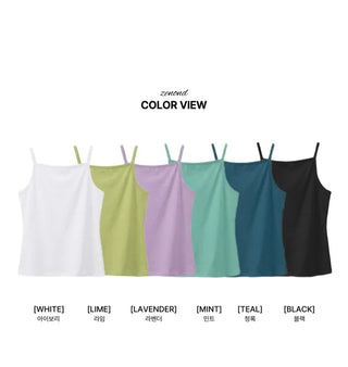 (6 colors) Square Sleeveless
