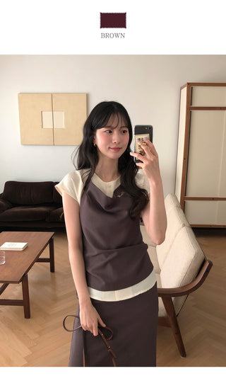 (2 colors) Long skirt