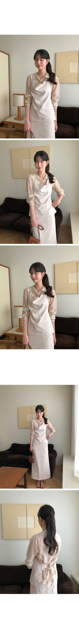 (2 colors) Long skirt