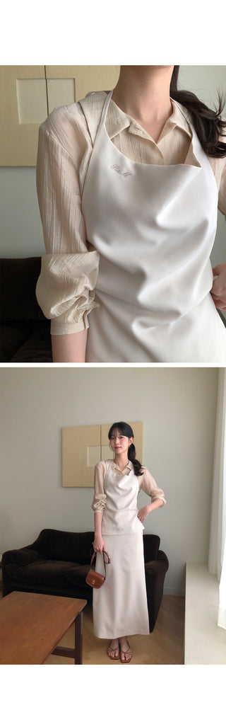 (2 colors) Long skirt