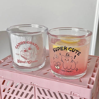 Cute Glass Cup for Coffee