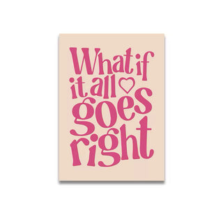 Vintage Pink Canvas Poster