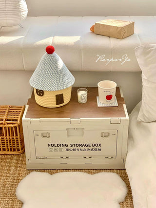 Kawaii House-Shaped Storage Basket