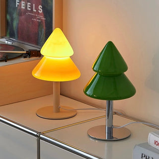 Christmas Tree Glass Table Lamp