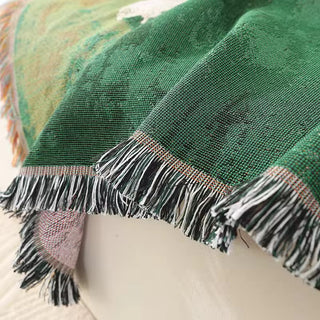 Grassland Sheep Woven Blanket