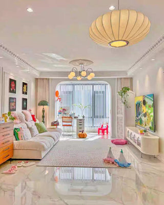 Cream Pastel Confetti Area Rug