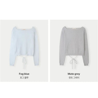 Boat neck soft knit