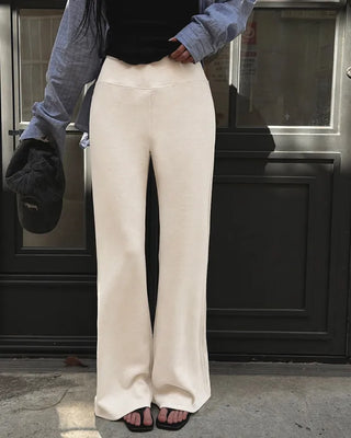 Modal-like bootcut training pants