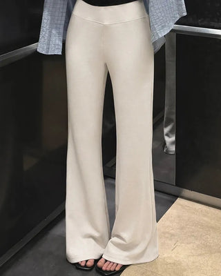 Modal-like bootcut training pants