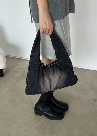 Y2K denim shoulder bag