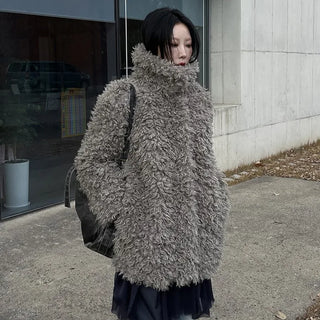 curly fur strap JK (2c)