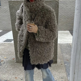 curly fur strap JK (2c)