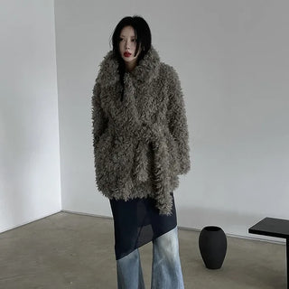 curly fur strap JK (2c)